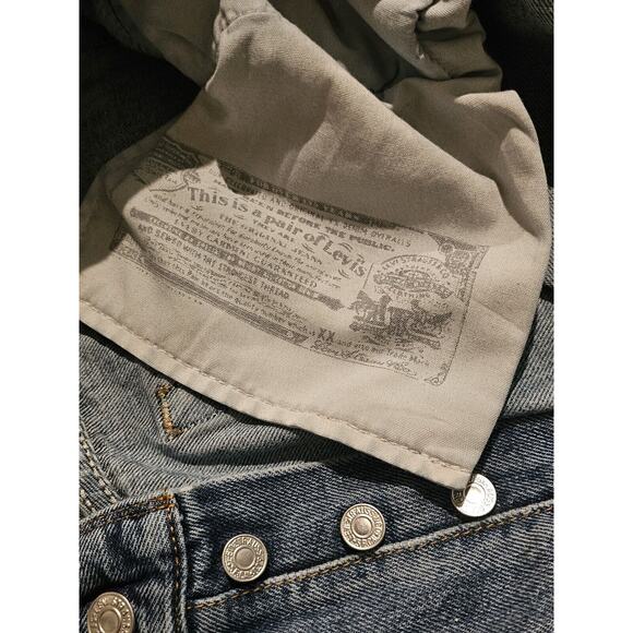 Vintage 90s Levis 501 XX Jeans Mens 36x28 (36x32 Tag) Straight Button Fly Y2K - Picture 5 of 14